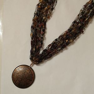 Handmade Ladder Ribbon Necklace!